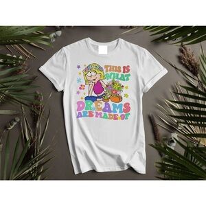 Retro Disney Lizzie Mcguire This Is What Dreams Custom T-Shirts White